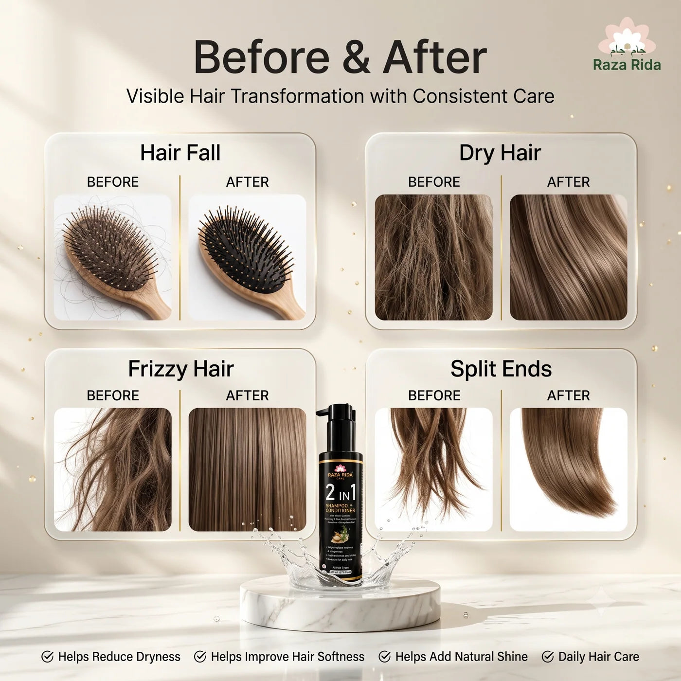 Complete Hair & Skin Care Combo
