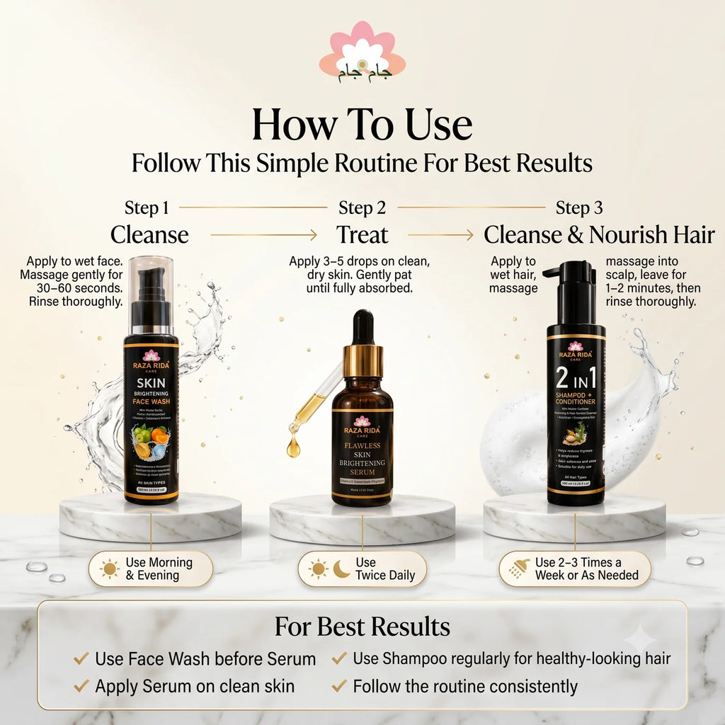 Complete Hair & Skin Care Combo
