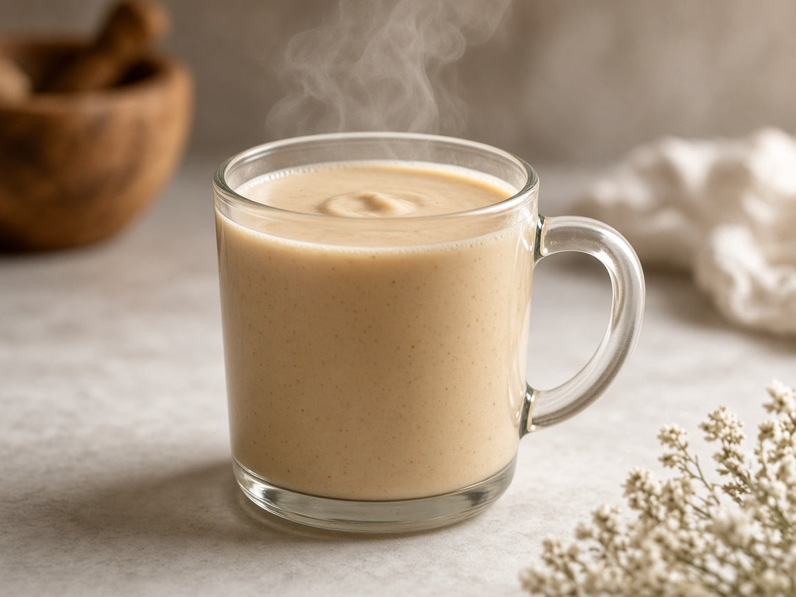 Drink Nutri Nuts warm